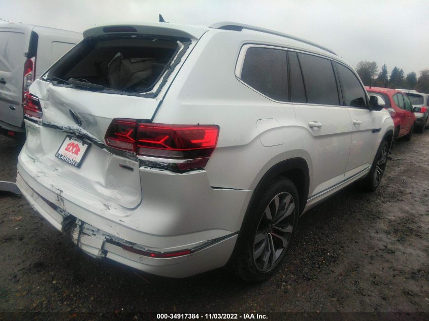2022 VOLKSWAGEN ATLAS 3.6L V6 SEL PREMIUM VIN: 1V2FR2CA6NC538979