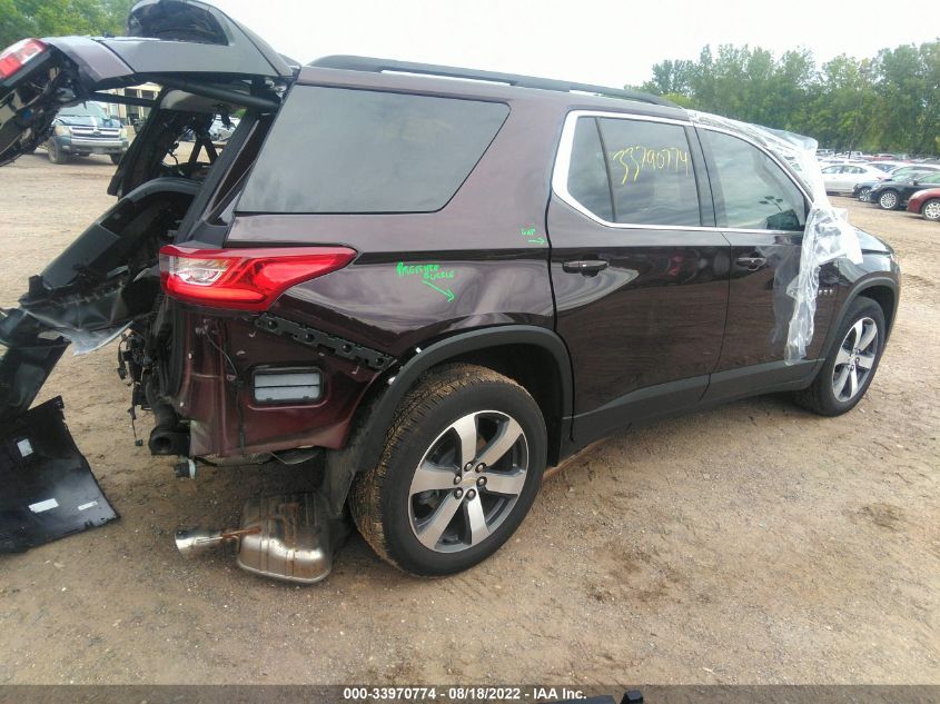 2021 CHEVROLET TRAVERSE LT LEATHER VIN: 1GNEVHKW7MJ246638