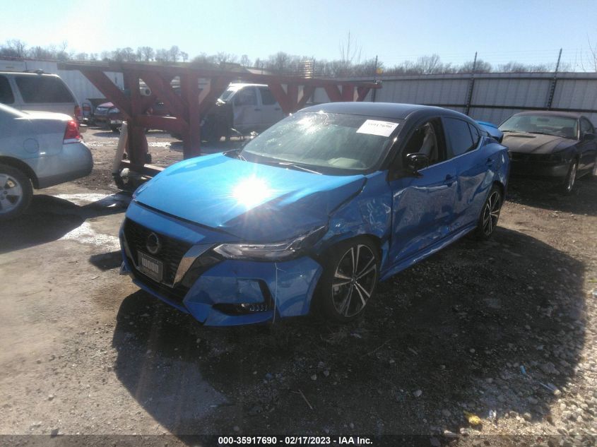 2022 NISSAN SENTRA SR VIN: 3N1AB8DV8NY318340