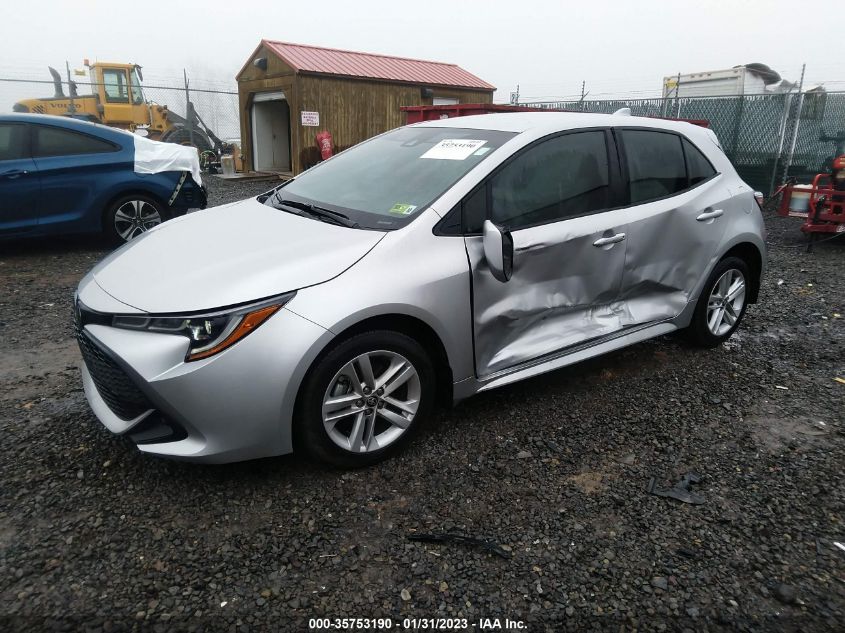 2022 TOYOTA COROLLA HATCHBACK SE/NIGHTSHADE/XSE VIN: JTND4MBE0N3189448