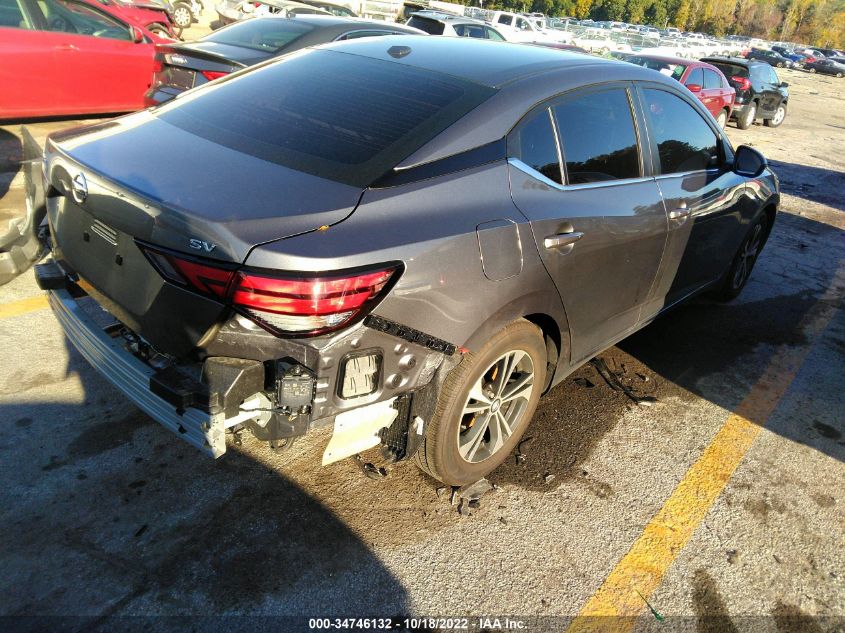 2022 NISSAN SENTRA SV VIN: 3N1AB8CV7NY234298