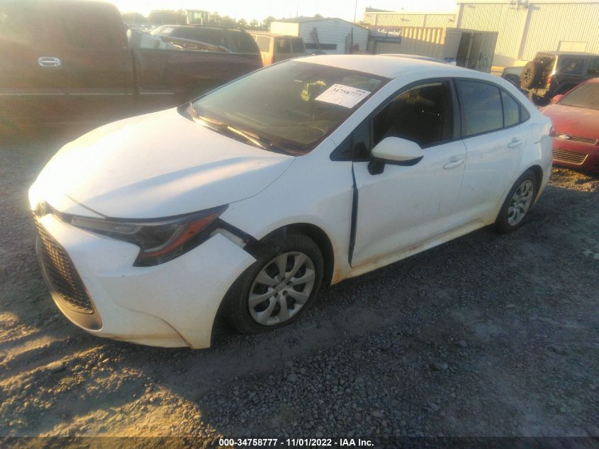 2021 TOYOTA COROLLA LE VIN: JTDEPMAEXMJ129706