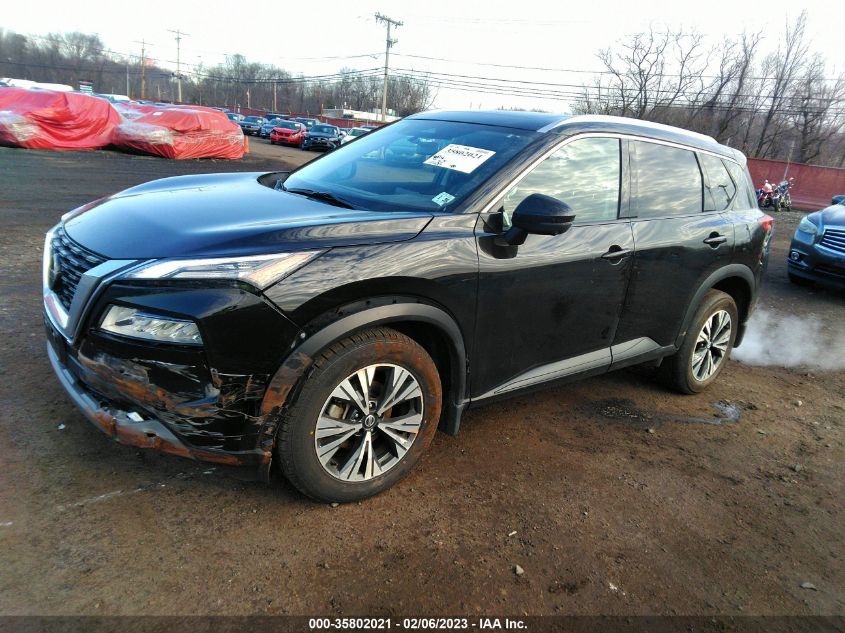 2021 NISSAN ROGUE SV VIN: JN8AT3BB7MW203518