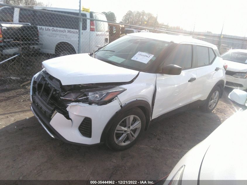 2022 NISSAN KICKS S VIN: 3N1CP5BV8NL520572