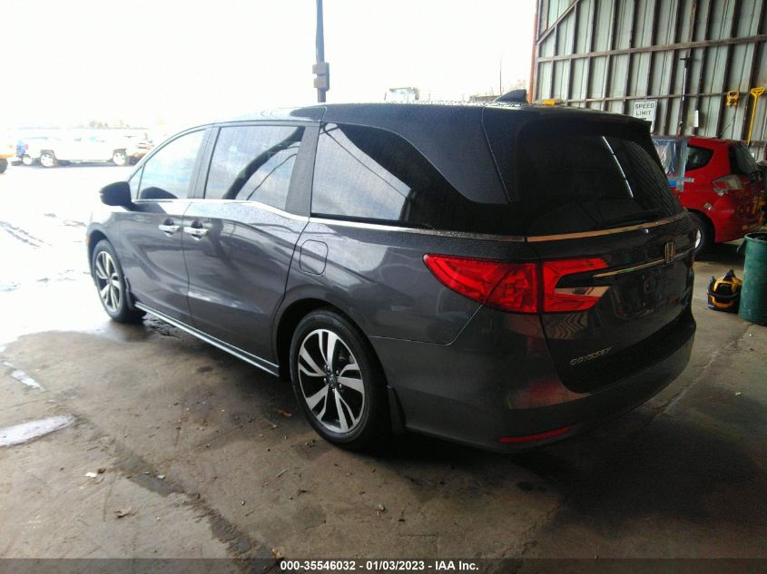 2022 HONDA ODYSSEY TOURING VIN: 5FNRL6H81NB027244