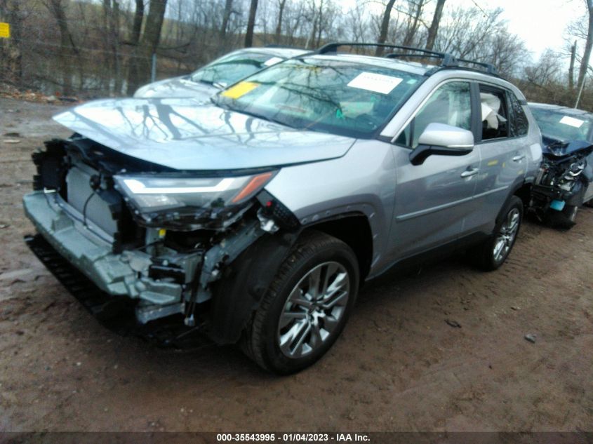 2022 TOYOTA RAV4 XLE PREMIUM VIN: 2T3A1RFV2NC319123