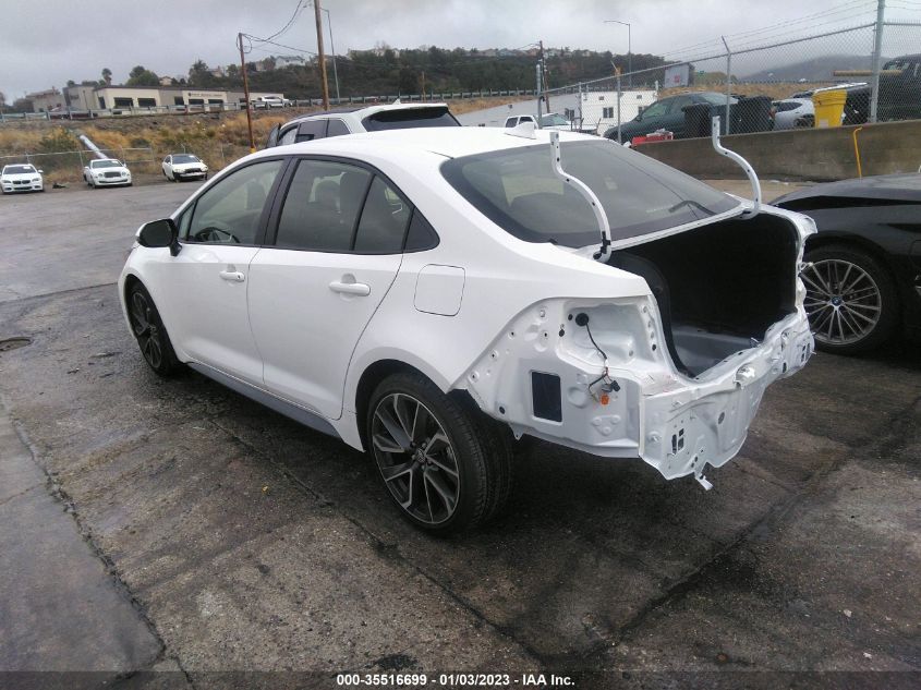 2022 TOYOTA COROLLA SE/SE NIGHTSHADE/APEX SE VIN: JTDS4MCE4N3513169