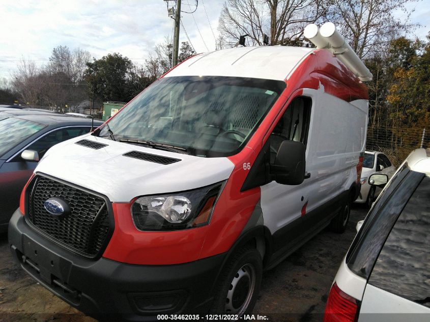 2021 FORD TRANSIT CARGO VAN VIN: 1FTBR1X86MKA89969