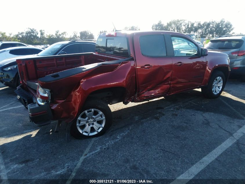 2021 CHEVROLET COLORADO 2WD LT VIN: 1GCGSCEA8M1274994