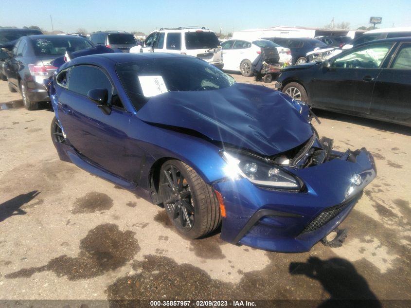 2022 TOYOTA GR86 PREMIUM VIN: JF1ZNBF15N8755583