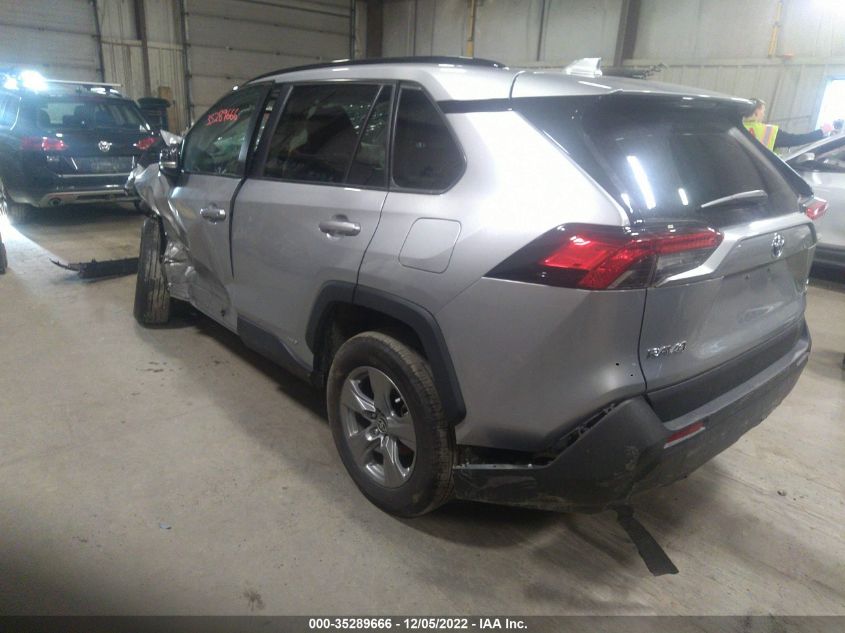 2022 TOYOTA RAV4 HYBRID XLE VIN: 2T3RWRFV7NW136982