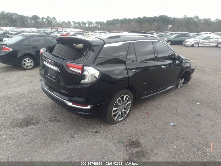 2022 GMC TERRAIN DENALI VIN: 3GKALXEV0NL154652