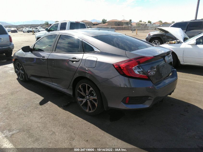 2021 HONDA CIVIC SEDAN SPORT VIN: 2HGFC2F89MH512661