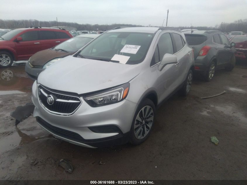 2022 BUICK ENCORE PREFERRED VIN: KL4CJESM4NB536950