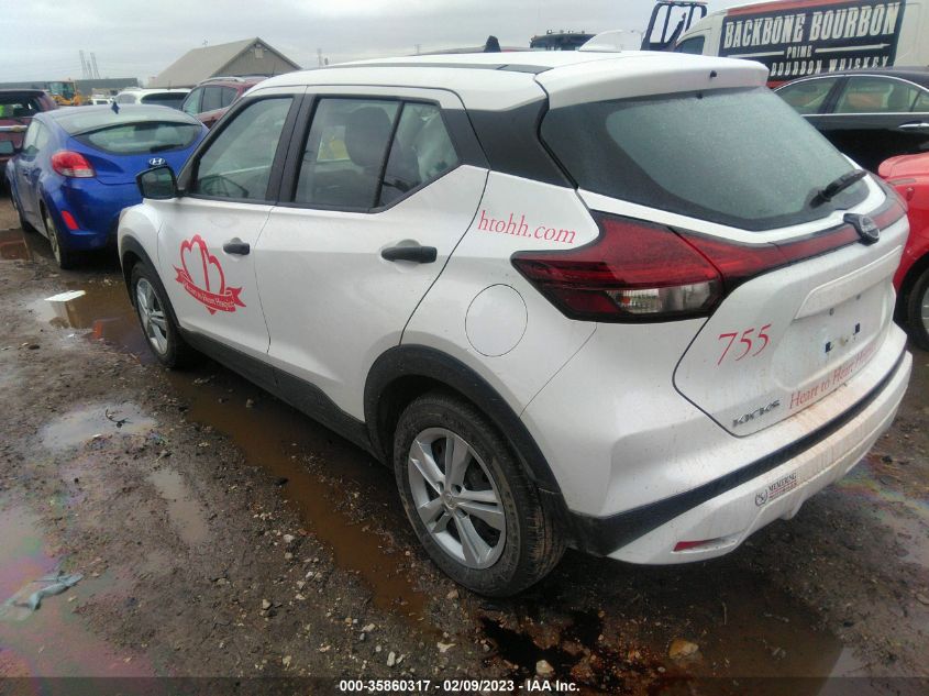 2022 NISSAN KICKS S VIN: 3N1CP5BV5NL476336