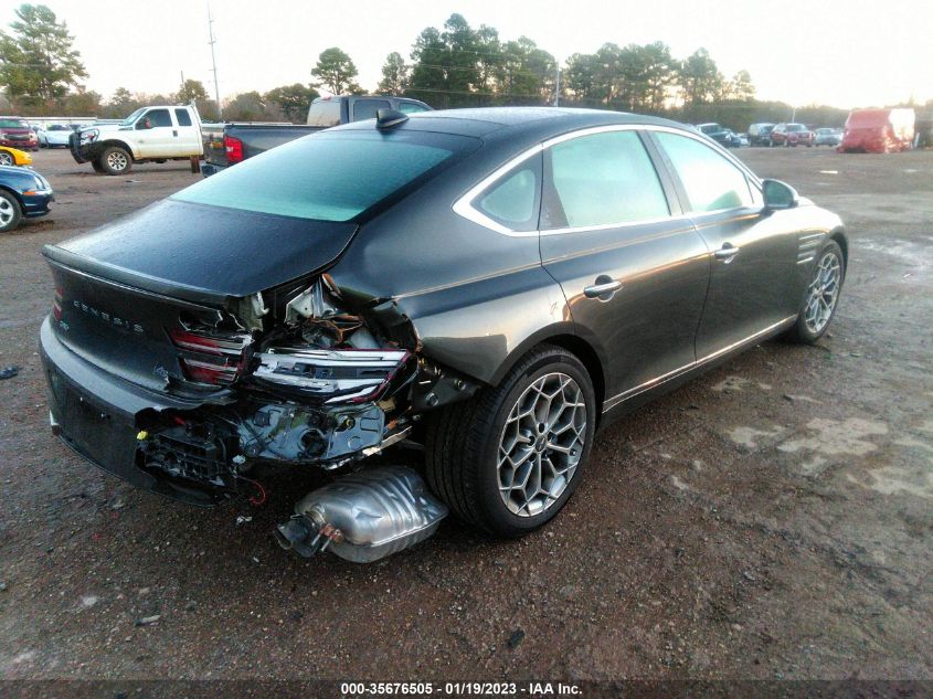 2022 GENESIS G80 2.5T VIN: KMTGB4SC1NU139563