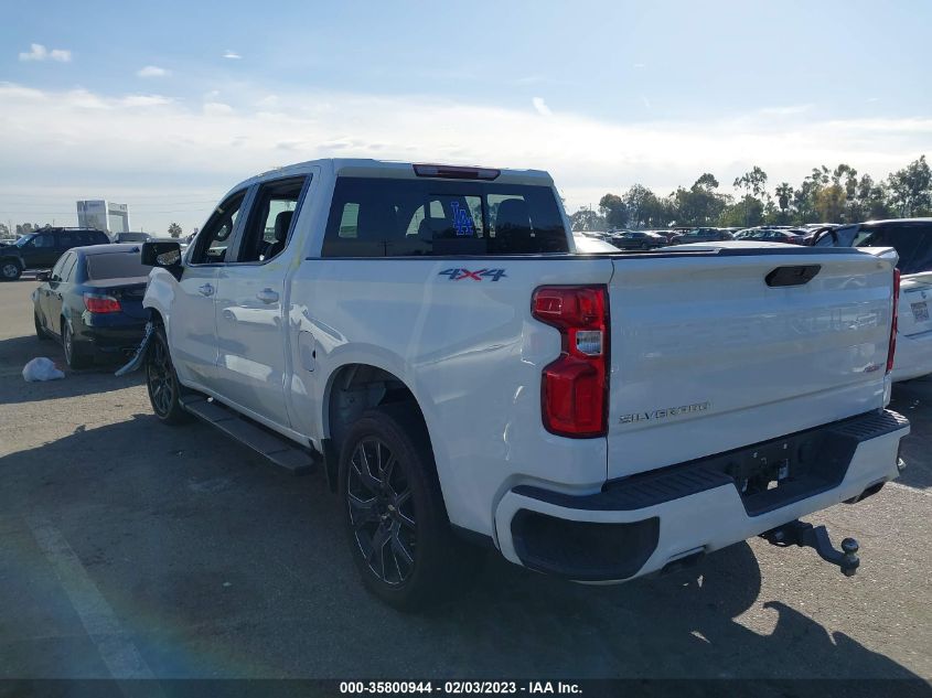 2022 CHEVROLET SILVERADO 1500 LTD RST VIN: 1GCUYEEL2NZ104020