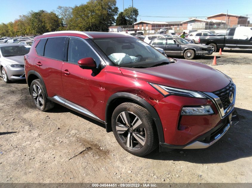 2021 NISSAN ROGUE PLATINUM VIN: JN8BT3DC4MW425105