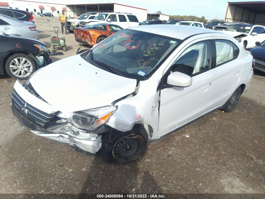 2021 MITSUBISHI MIRAGE G4 ES/LE/CARBONITE EDITION VIN: ML32FUFJ5MHF07262