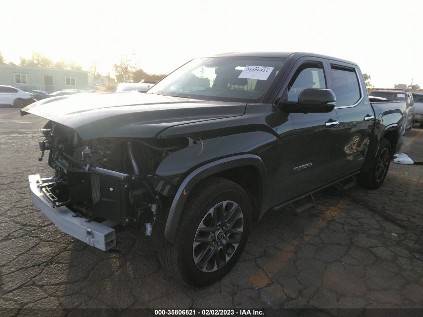 2022 TOYOTA TUNDRA 2WD LIMITED VIN: 5TFJA5AB3NX002645