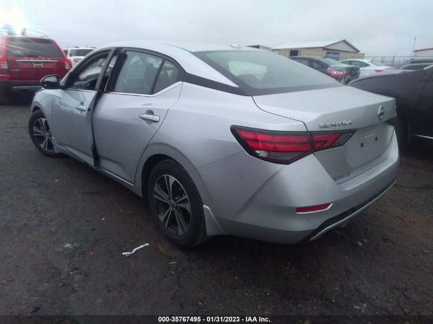 2022 NISSAN SENTRA SV VIN: 3N1AB8CVXNY258286