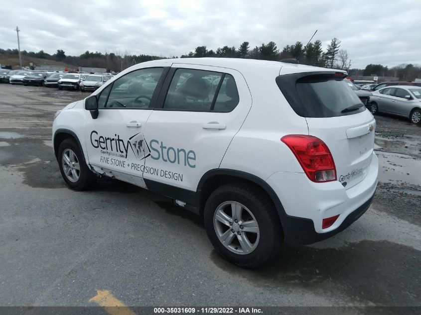 2020 CHEVROLET TRAX LS VIN: 3GNCJNSB9LL162780