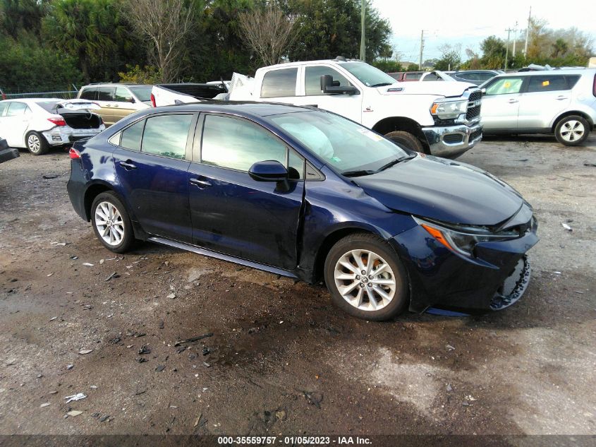 2022 TOYOTA COROLLA LE VIN: 5YFVPMAE1NP371359