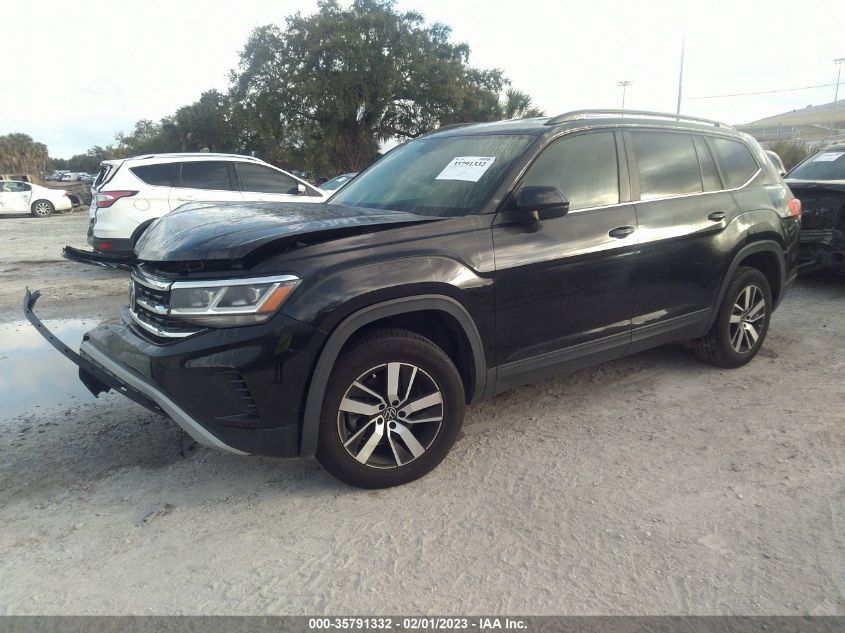 2021 VOLKSWAGEN ATLAS 2.0T SE VIN: 1V2DP2CA2MC511631