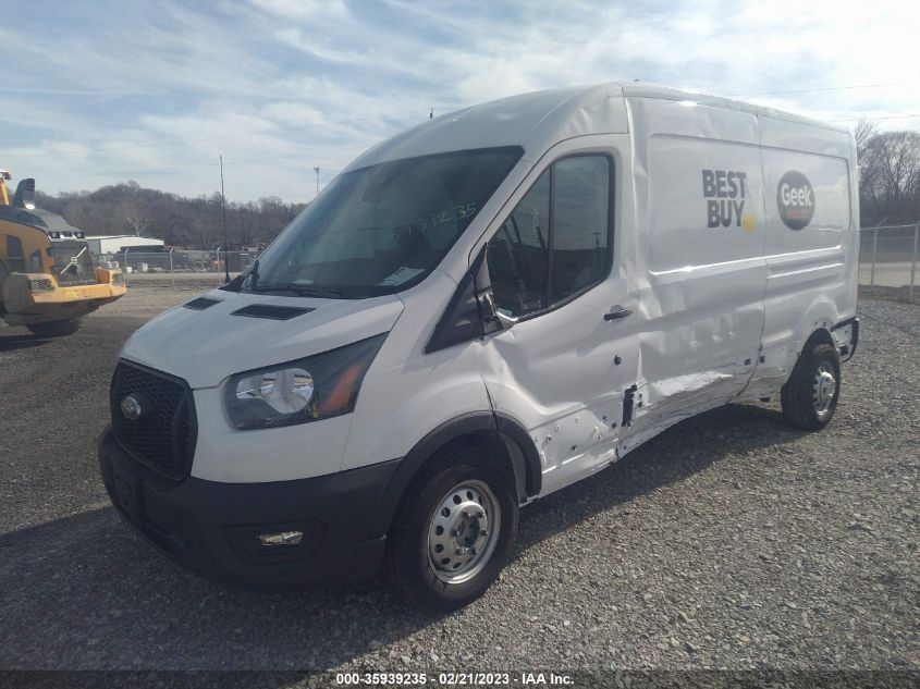 2022 FORD TRANSIT CARGO VAN VIN: 1FTBR1C88NKA78611