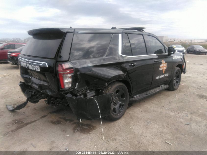 2022 CHEVROLET TAHOE COMMERCIAL VIN: 1GNSCLED4NR278410
