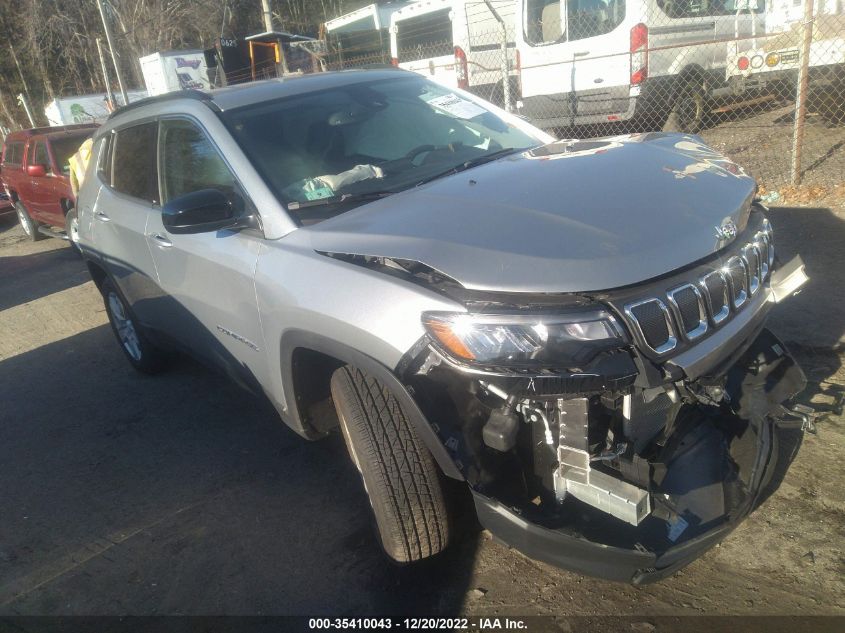 2022 JEEP COMPASS LATITUDE VIN: 3C4NJDBBXNT173124