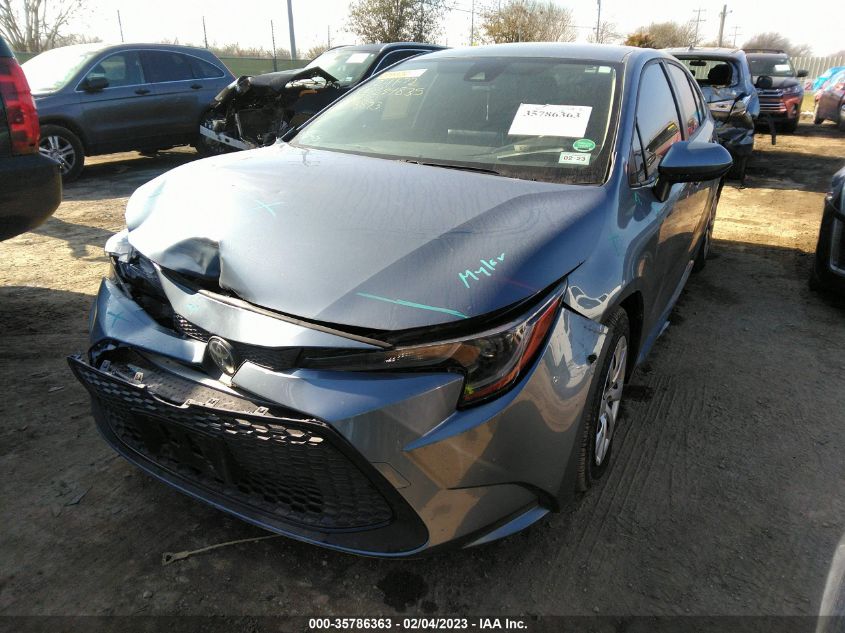 2021 TOYOTA COROLLA LE VIN: JTDEPMAE3MJ148873