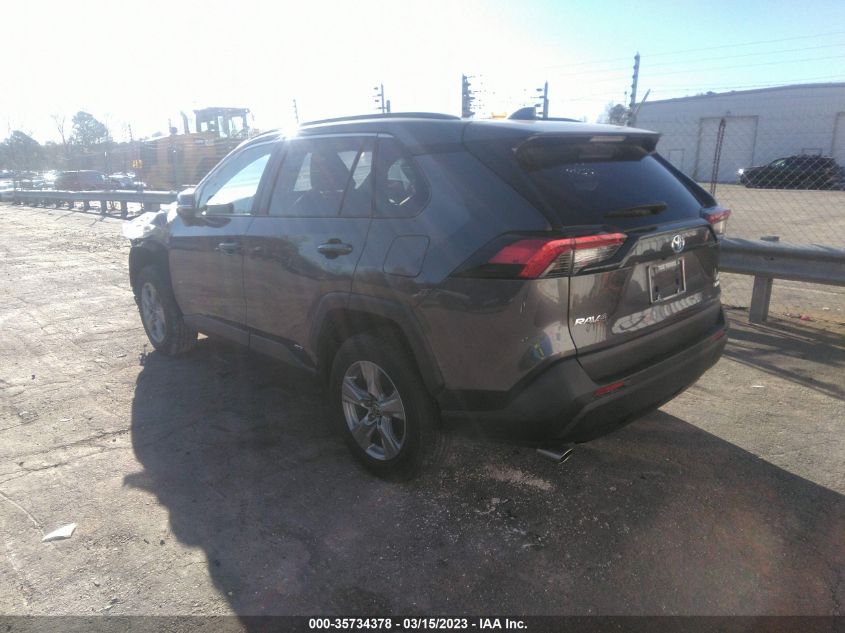 2022 TOYOTA RAV4 HYBRID XLE VIN: 4T3RWRFV3NU078952