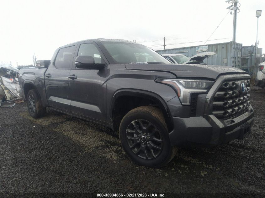 2022 TOYOTA TUNDRA 4WD PLATINUM HYBRID VIN: 5TFNC5EC1NX001234