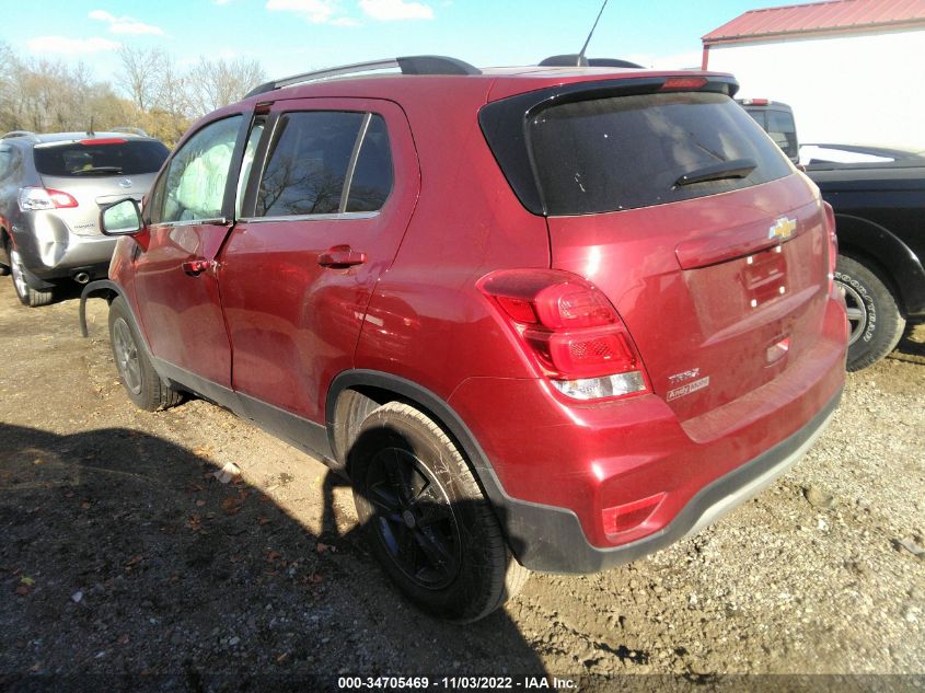 2020 CHEVROLET TRAX LT VIN: 3GNCJLSB2LL111609