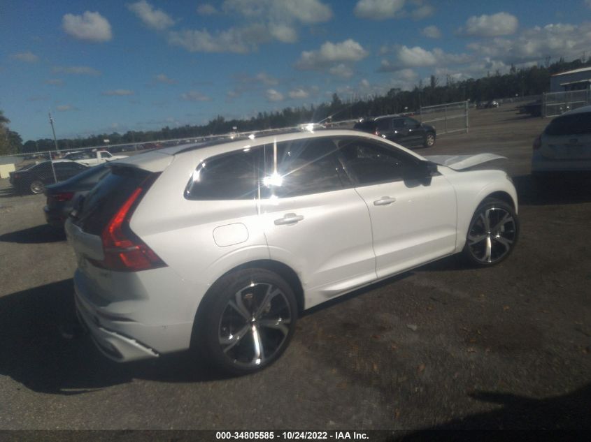2022 VOLVO XC60 R-DESIGN VIN: YV4062RMXN1083080