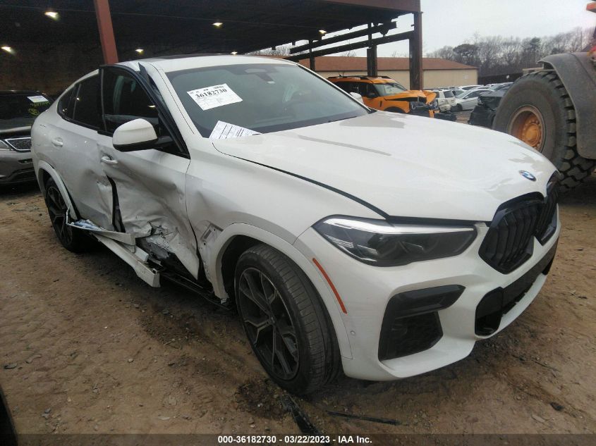 2023 BMW X6 XDRIVE40I VIN: 5UXCY6C08P9N69459