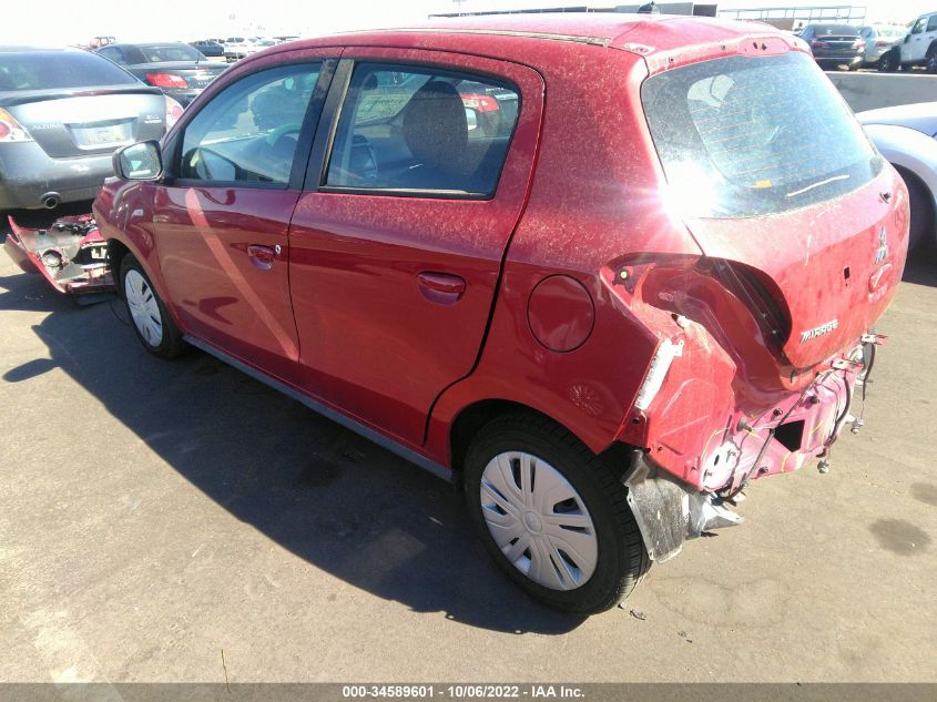 2021 MITSUBISHI MIRAGE ES/LE/CARBONITE EDITION VIN: ML32AUHJ2MH010209