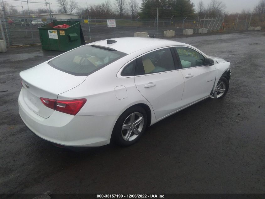 2020 CHEVROLET MALIBU LS VIN: 1G1ZB5ST2LF127560