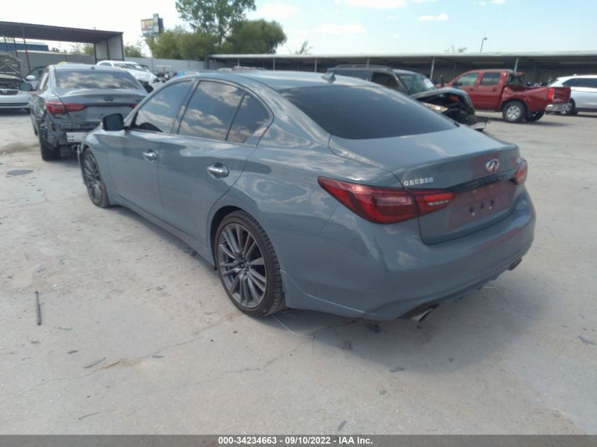 2021 INFINITI Q50 RED SPORT 400 VIN: JN1FV7DP2MM850242