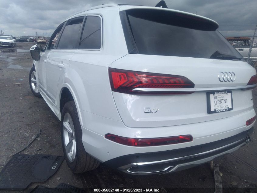 2023 AUDI Q7 PREMIUM VIN: WA1ACBF72PD002860
