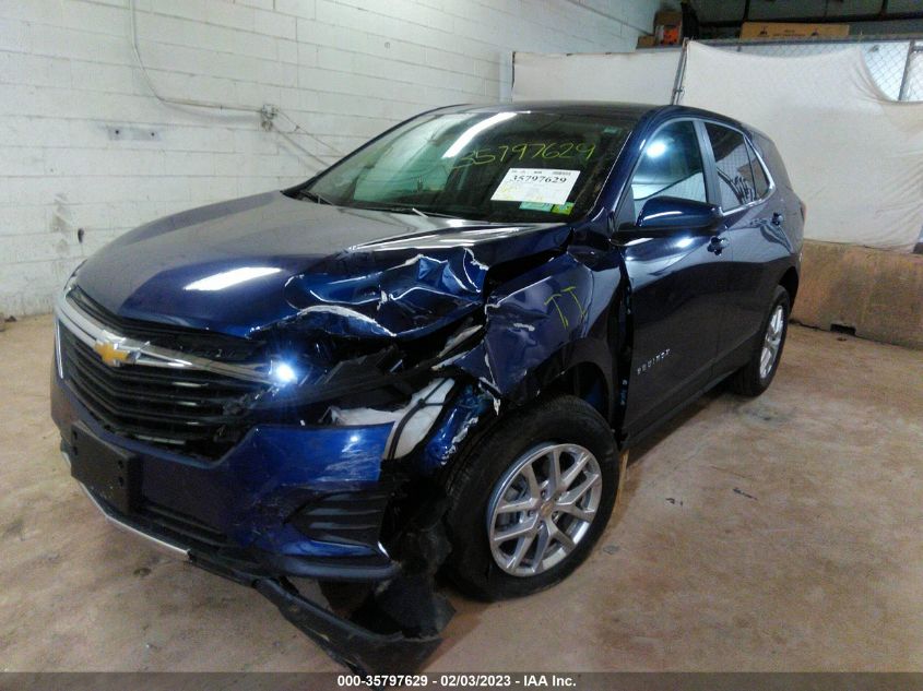 2022 CHEVROLET EQUINOX LT VIN: 3GNAXKEV2NL268369