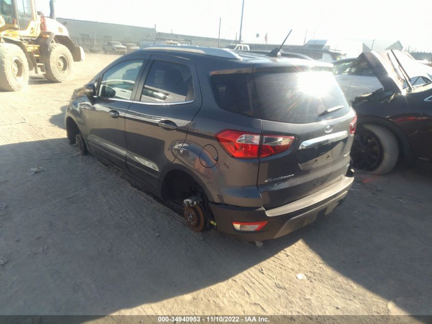 2022 FORD ECOSPORT TITANIUM VIN: MAJ6S3KL9NC461450