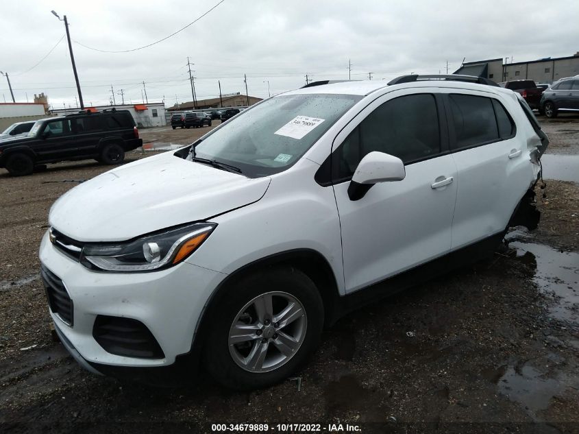 2021 CHEVROLET TRAX LT VIN: KL7CJLSB7MB333930