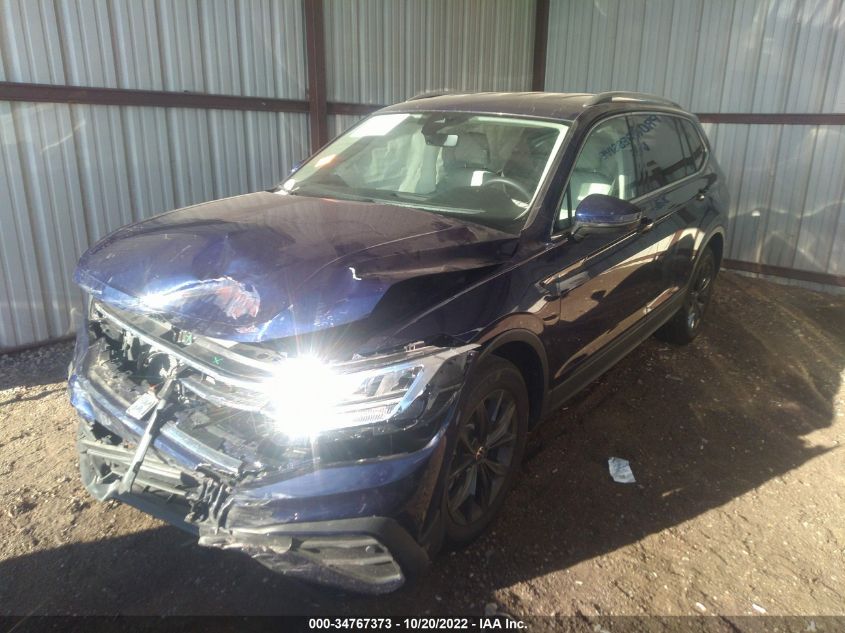 2022 VOLKSWAGEN TIGUAN SE VIN: 3VV3B7AXXNM071935