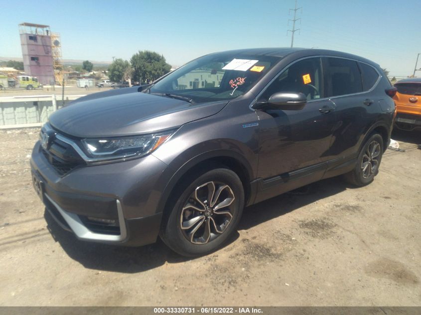 2021 HONDA CR-V HYBRID EX VIN: 7FART6H54ME005604