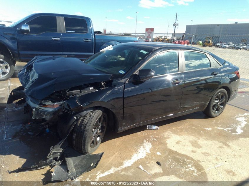 2022 HYUNDAI ELANTRA SEL VIN: KMHLS4AG7NU217132