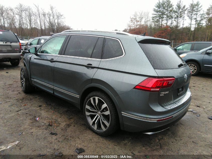 2020 VOLKSWAGEN TIGUAN SEL PREMIUM R-LINE VIN: 3VV4B7AX2LM103049