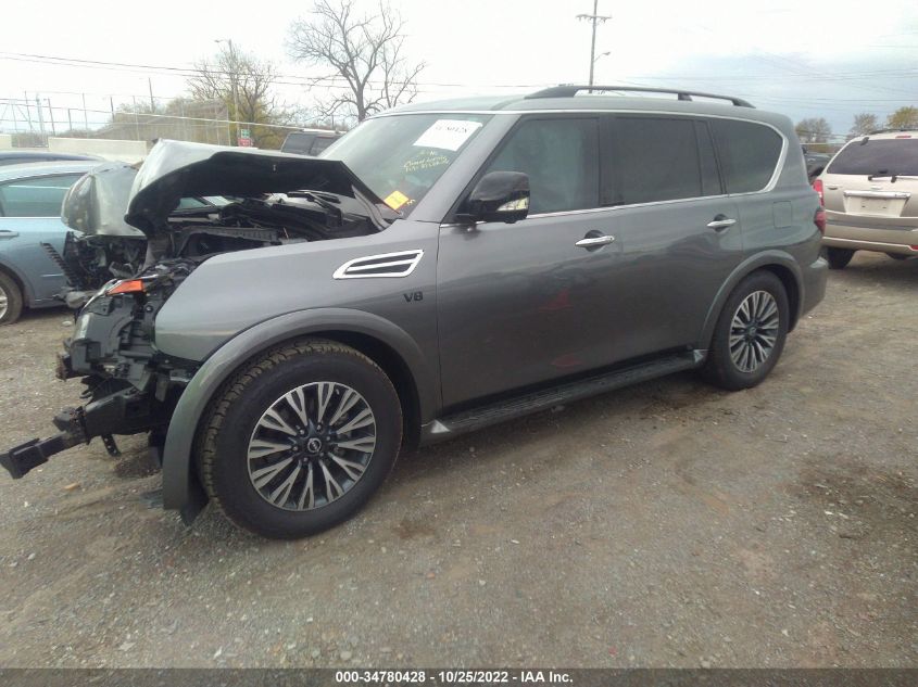 2021 NISSAN ARMADA SL VIN: JN8AY2BA7M9373511
