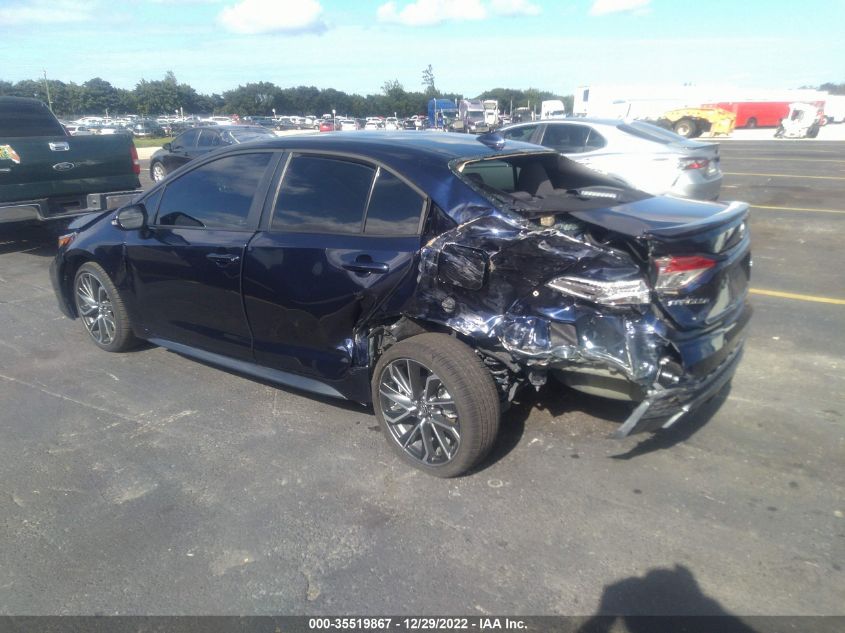2022 TOYOTA COROLLA SE/SE NIGHTSHADE/APEX SE VIN: 5YFS4MCE2NP129270